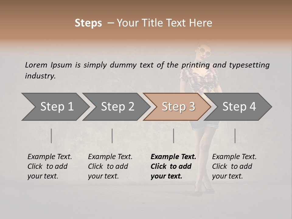 Eye Wear Body Wall PowerPoint Template