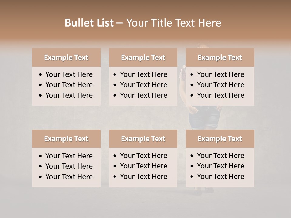 Eye Wear Body Wall PowerPoint Template