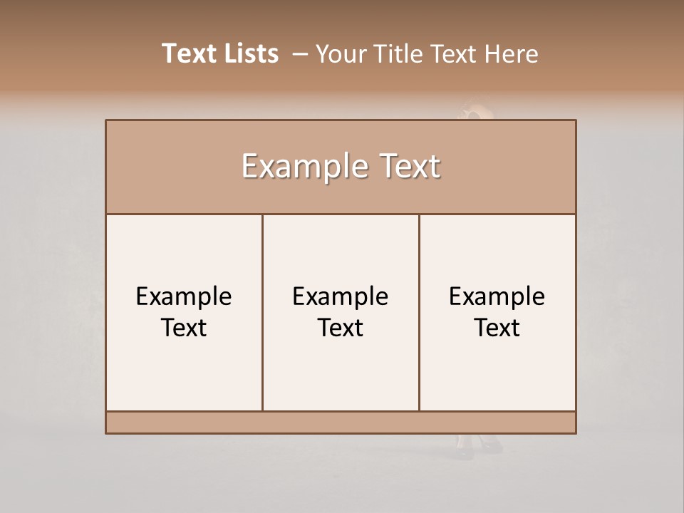 Eye Wear Body Wall PowerPoint Template