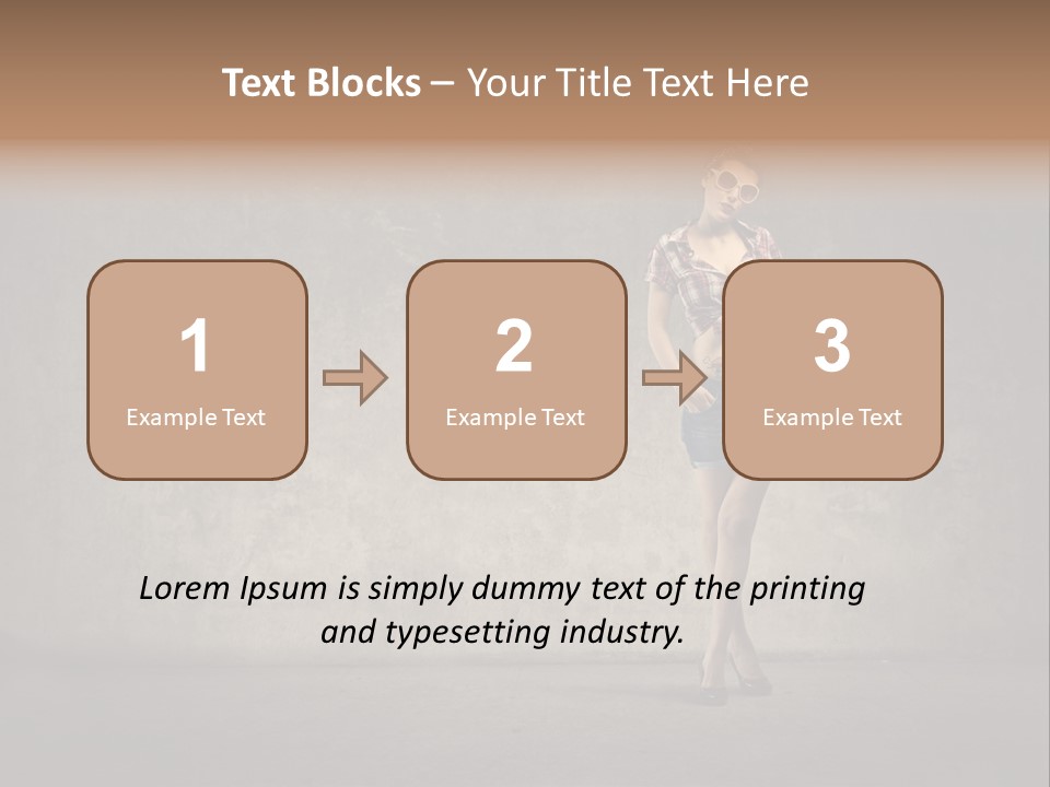 Eye Wear Body Wall PowerPoint Template