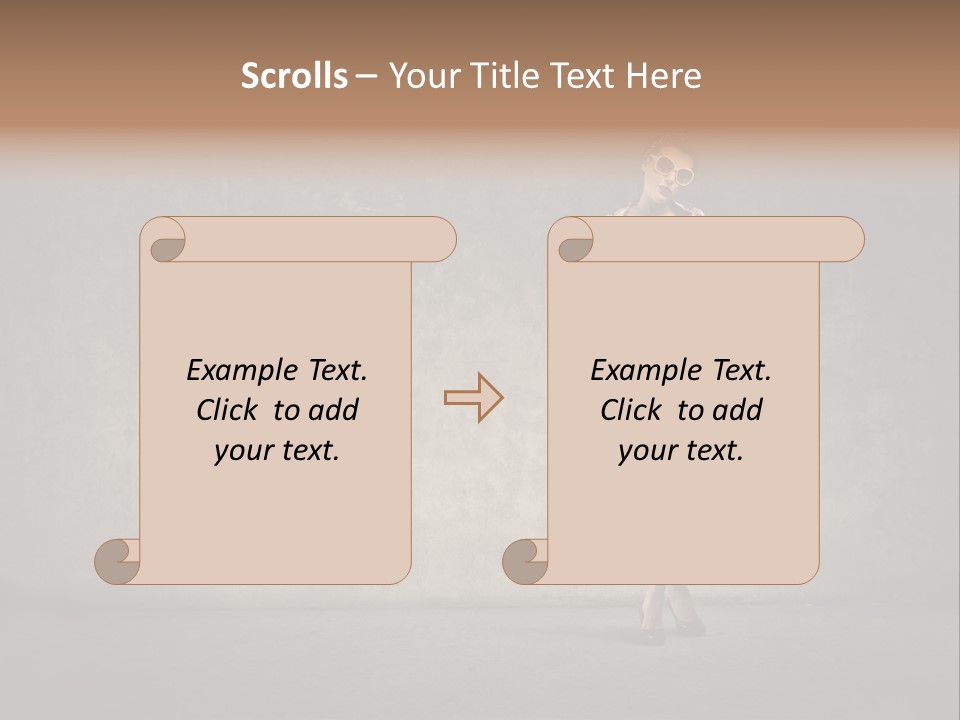 Eye Wear Body Wall PowerPoint Template