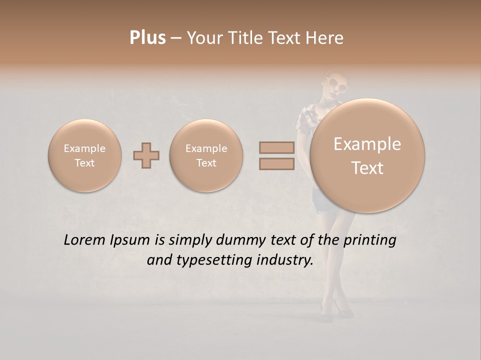 Eye Wear Body Wall PowerPoint Template