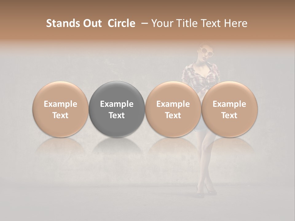 Eye Wear Body Wall PowerPoint Template