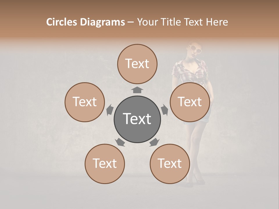 Eye Wear Body Wall PowerPoint Template