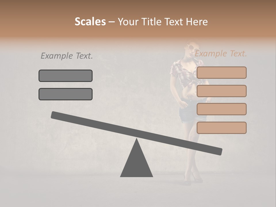 Eye Wear Body Wall PowerPoint Template