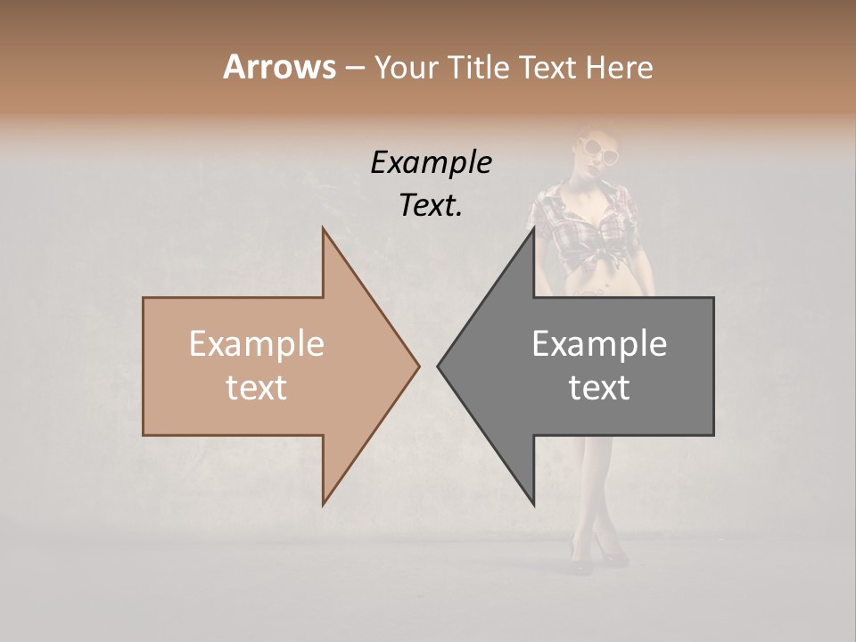 Eye Wear Body Wall PowerPoint Template