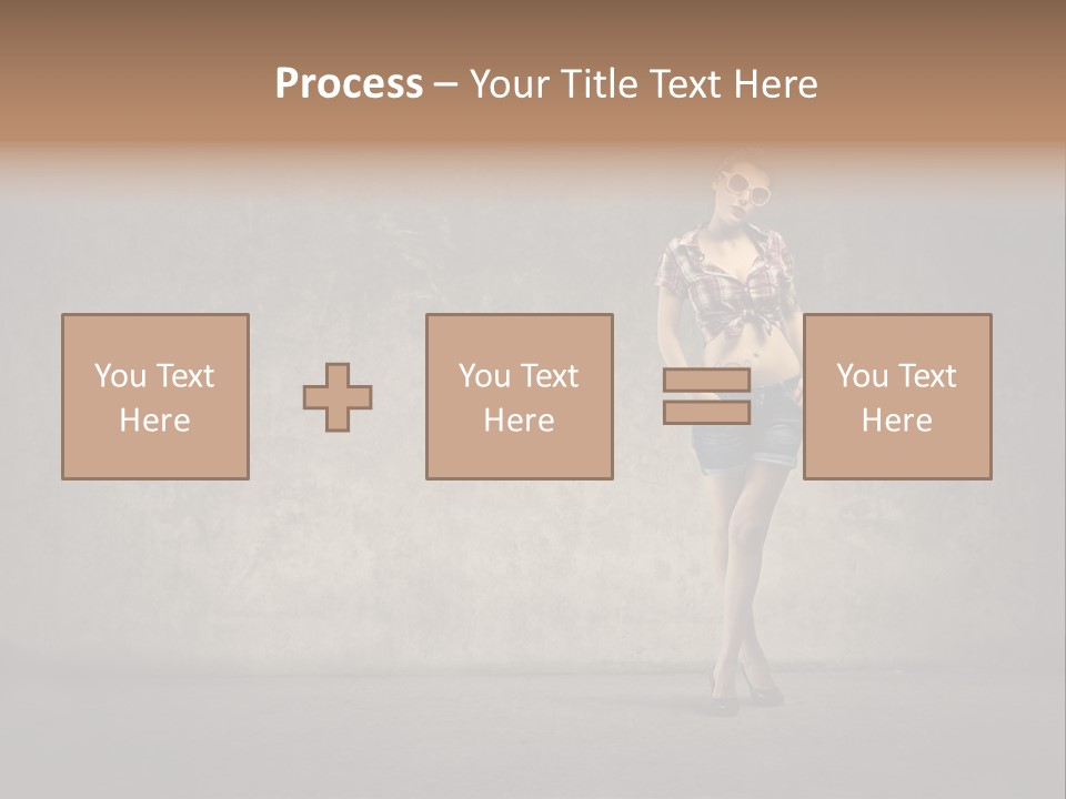 Eye Wear Body Wall PowerPoint Template