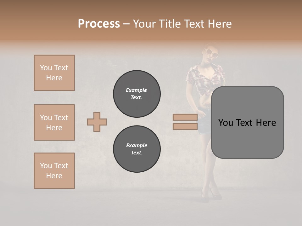 Eye Wear Body Wall PowerPoint Template