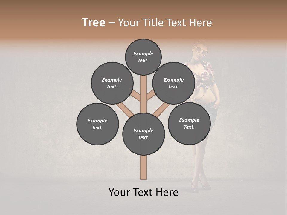 Eye Wear Body Wall PowerPoint Template