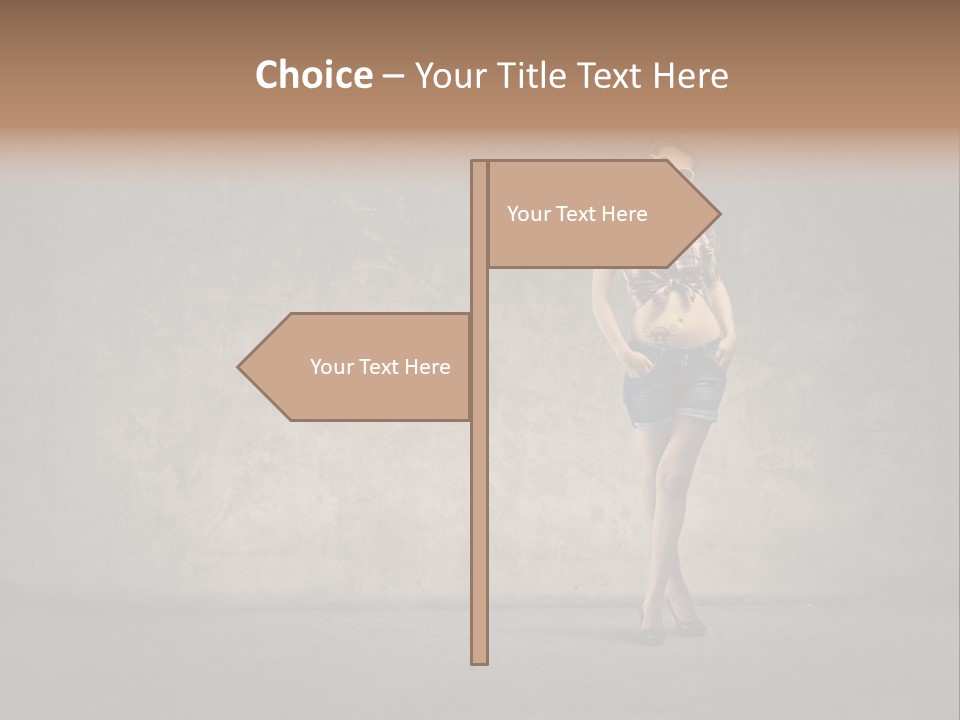 Eye Wear Body Wall PowerPoint Template