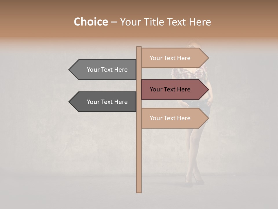 Eye Wear Body Wall PowerPoint Template