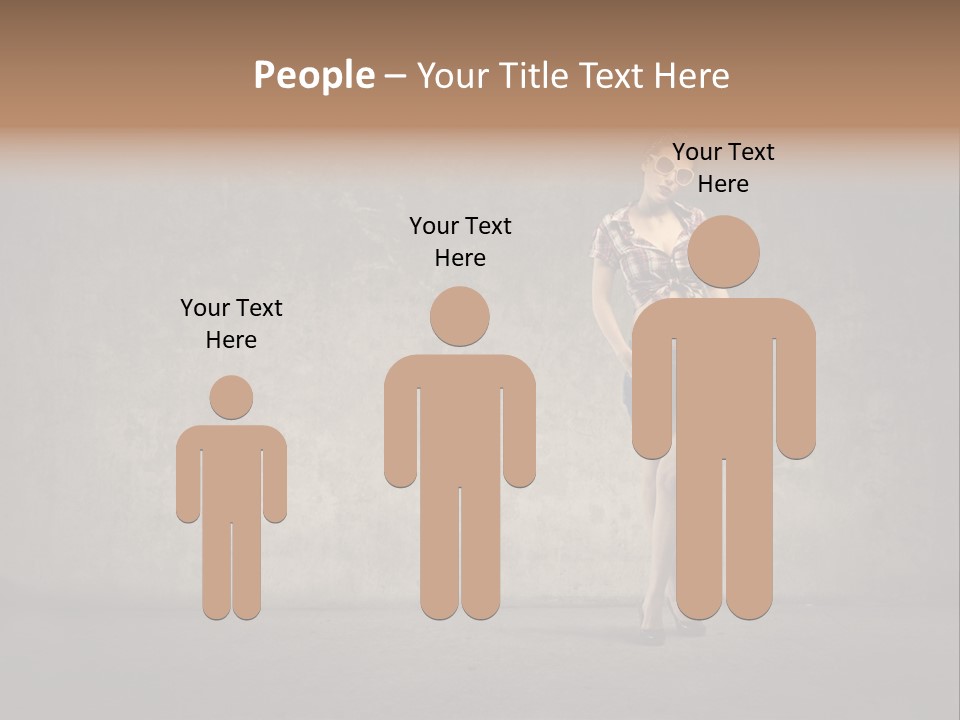 Eye Wear Body Wall PowerPoint Template