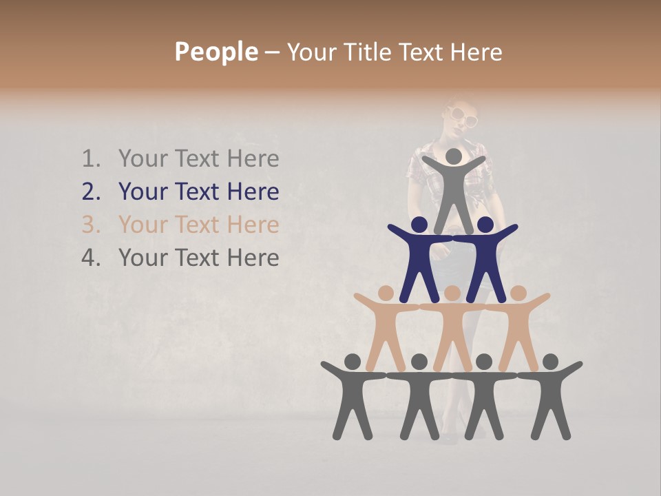 Eye Wear Body Wall PowerPoint Template