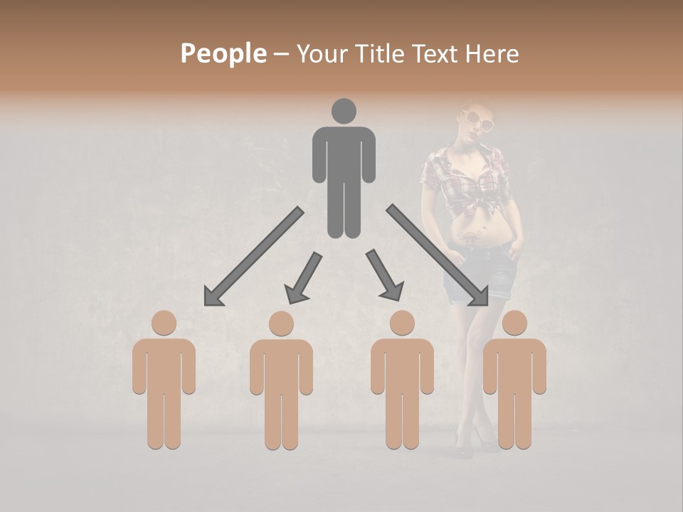 Eye Wear Body Wall PowerPoint Template