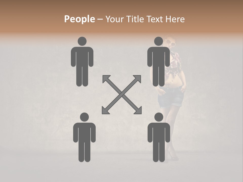 Eye Wear Body Wall PowerPoint Template