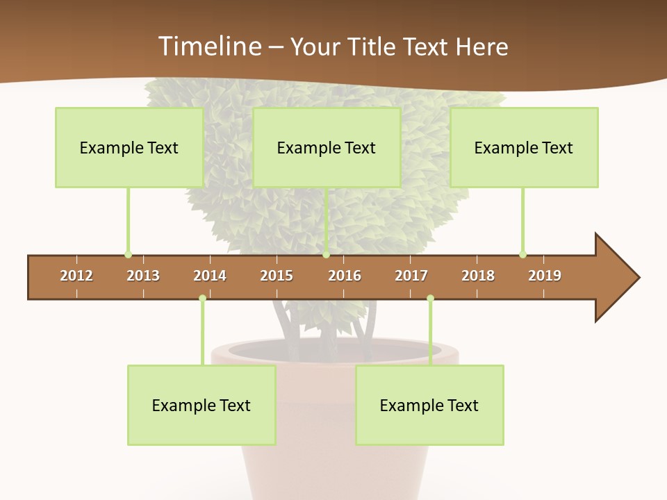 Grass White Symbol PowerPoint Template