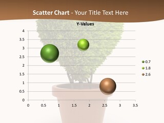 Grass White Symbol PowerPoint Template