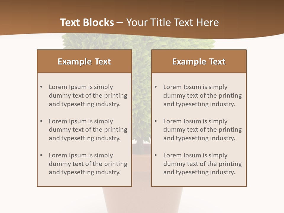 Grass White Symbol PowerPoint Template
