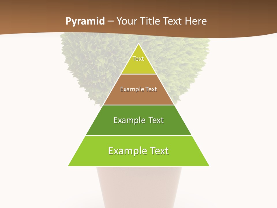 Grass White Symbol PowerPoint Template