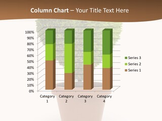 Grass White Symbol PowerPoint Template