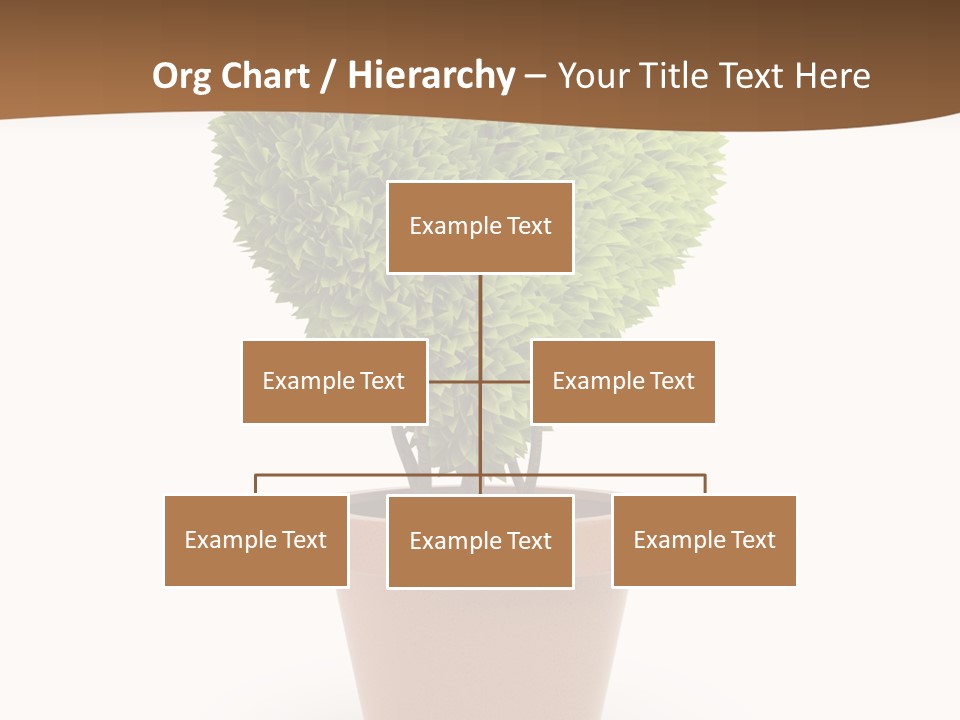 Grass White Symbol PowerPoint Template