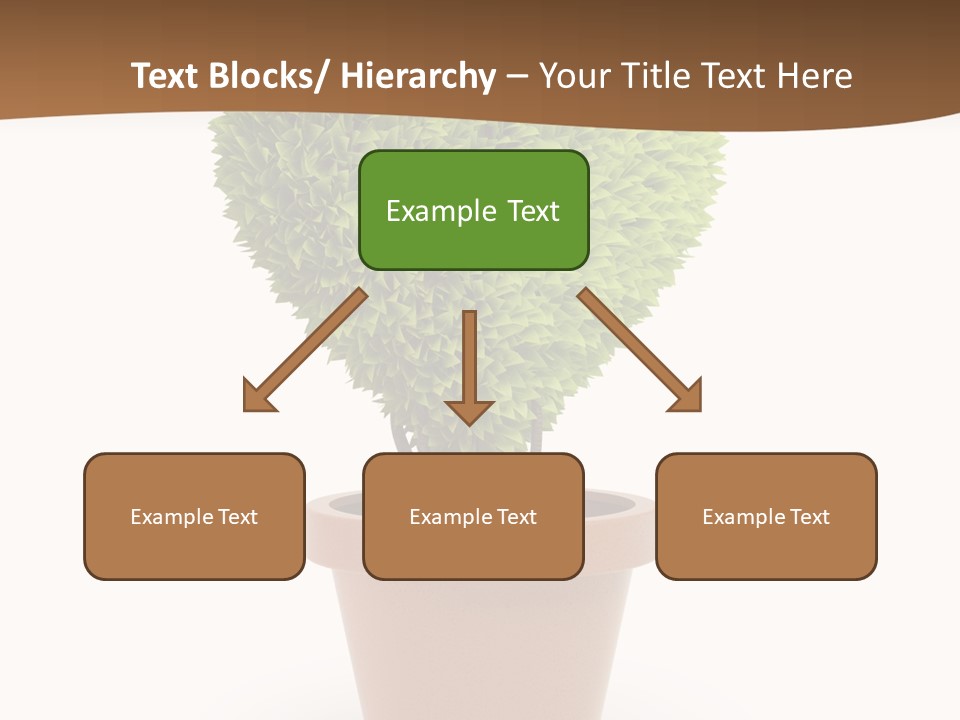 Grass White Symbol PowerPoint Template