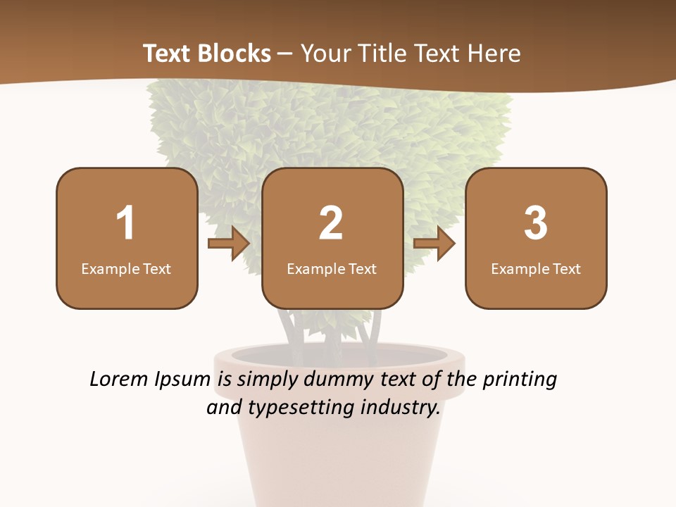 Grass White Symbol PowerPoint Template