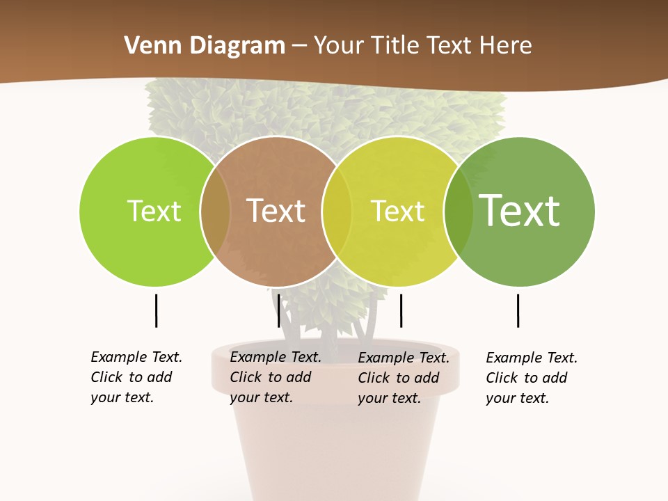 Grass White Symbol PowerPoint Template