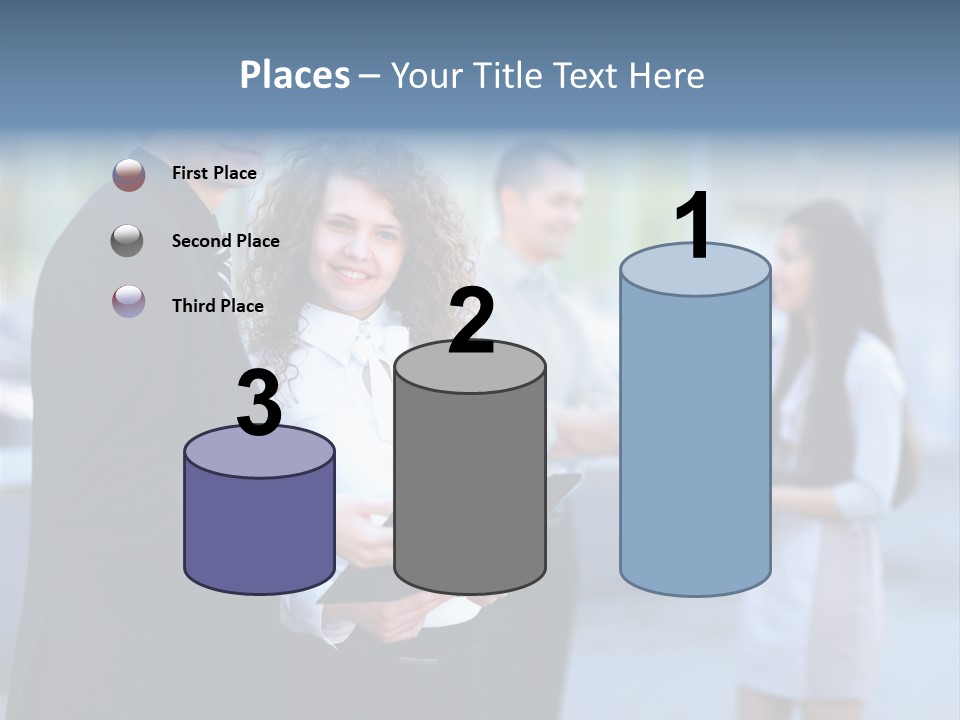 Job Smiling Women PowerPoint Template