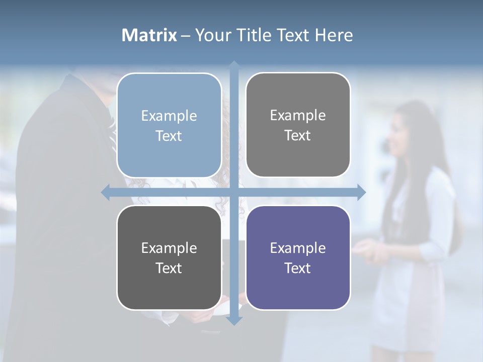 Job Smiling Women PowerPoint Template