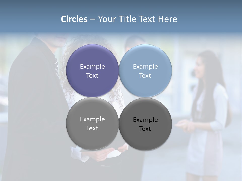 Job Smiling Women PowerPoint Template