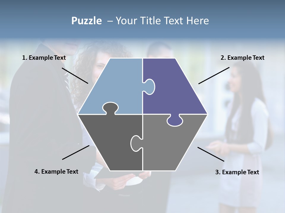 Job Smiling Women PowerPoint Template