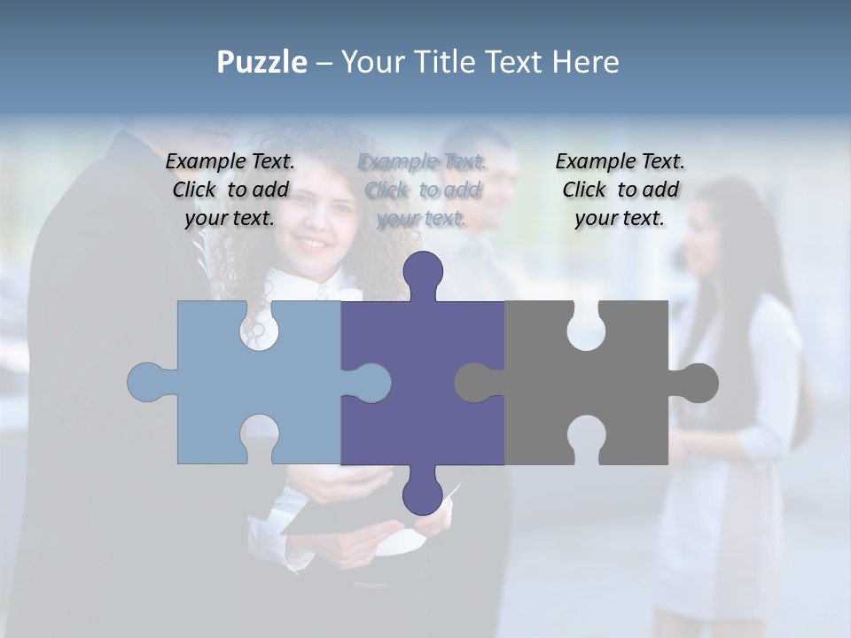 Job Smiling Women PowerPoint Template