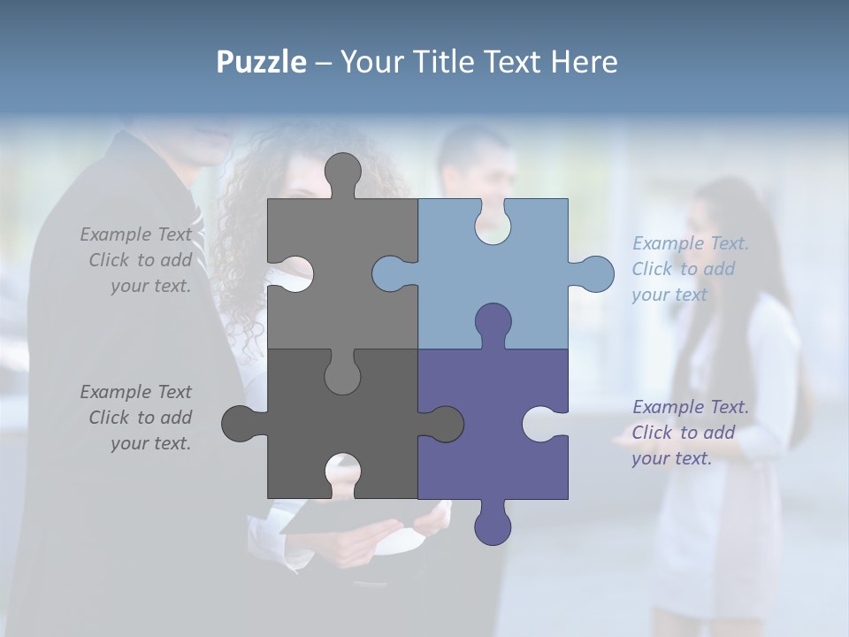 Job Smiling Women PowerPoint Template