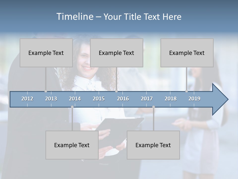 Job Smiling Women PowerPoint Template