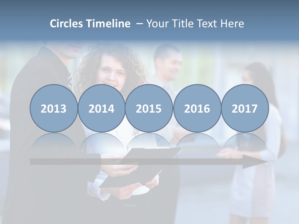 Job Smiling Women PowerPoint Template