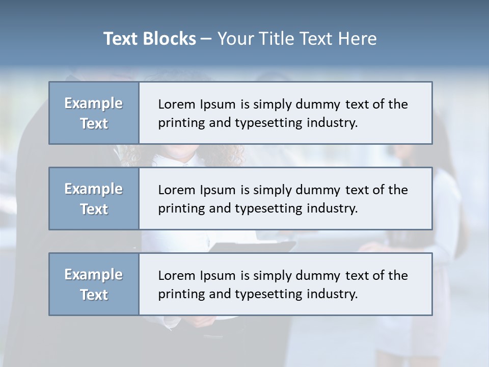 Job Smiling Women PowerPoint Template