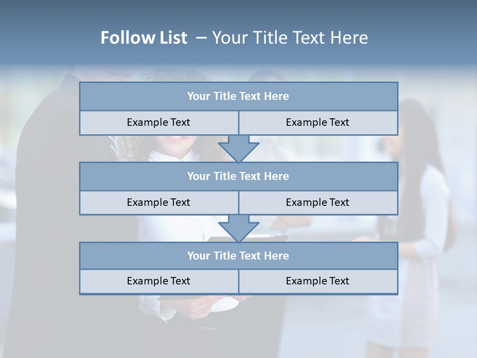 Job Smiling Women PowerPoint Template