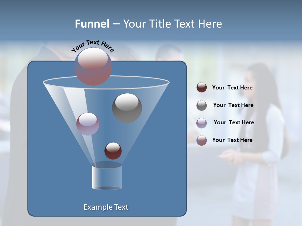 Job Smiling Women PowerPoint Template