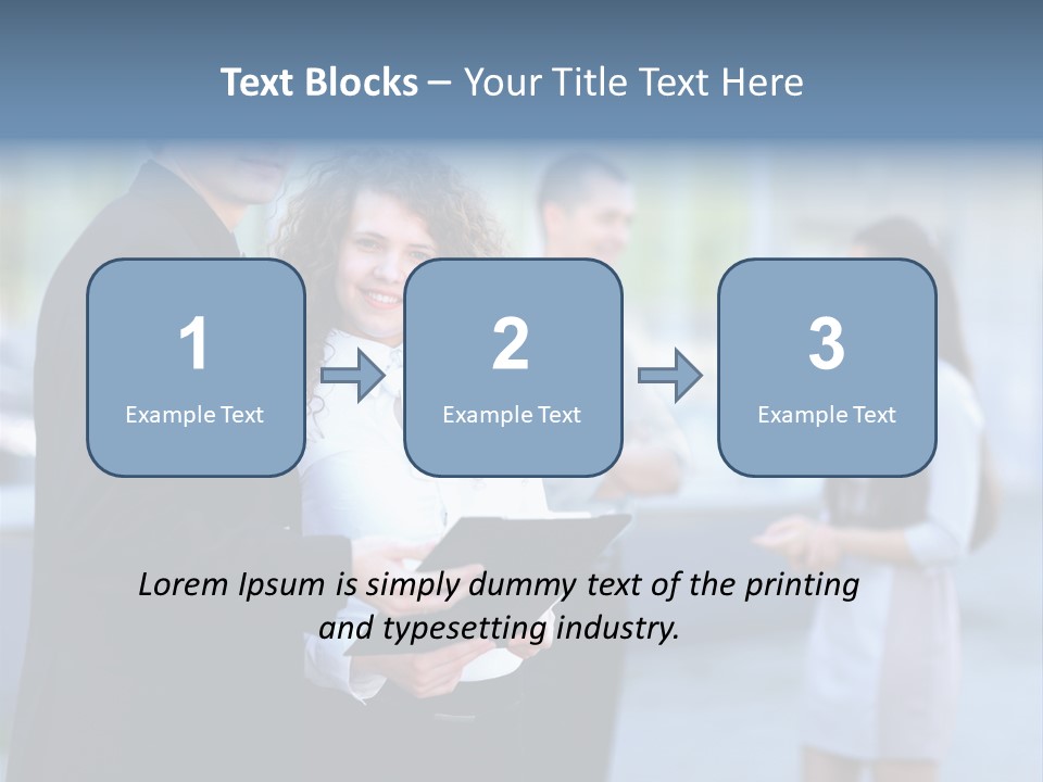 Job Smiling Women PowerPoint Template