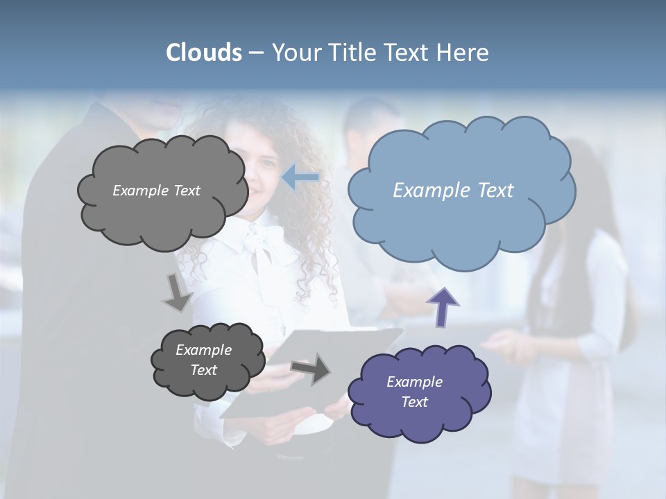 Job Smiling Women PowerPoint Template