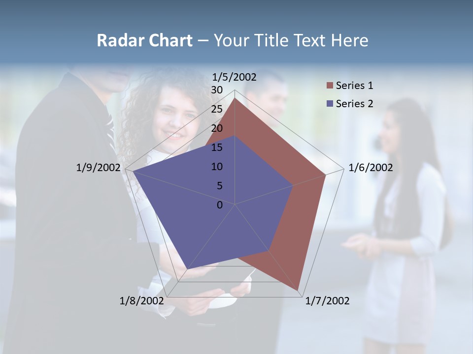 Job Smiling Women PowerPoint Template