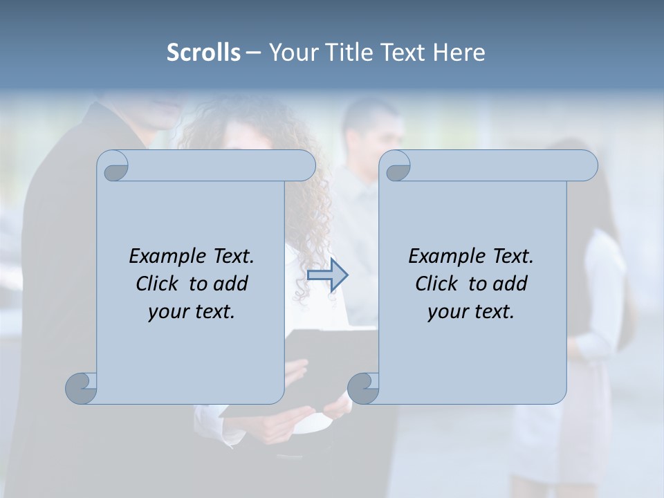 Job Smiling Women PowerPoint Template
