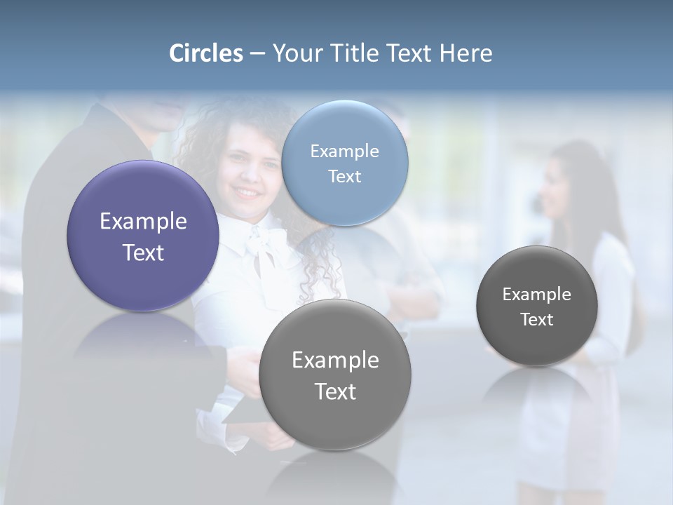 Job Smiling Women PowerPoint Template