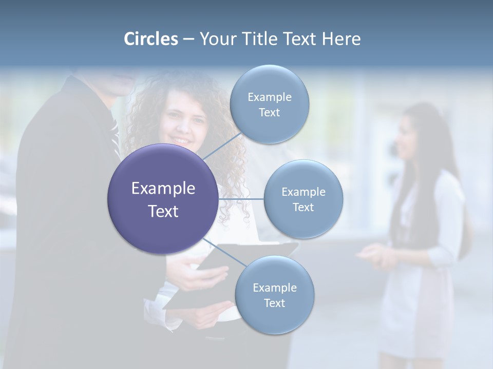 Job Smiling Women PowerPoint Template