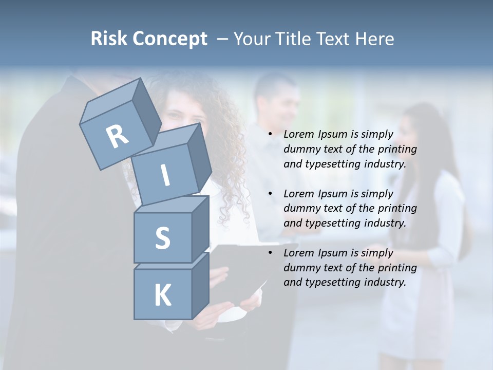 Job Smiling Women PowerPoint Template