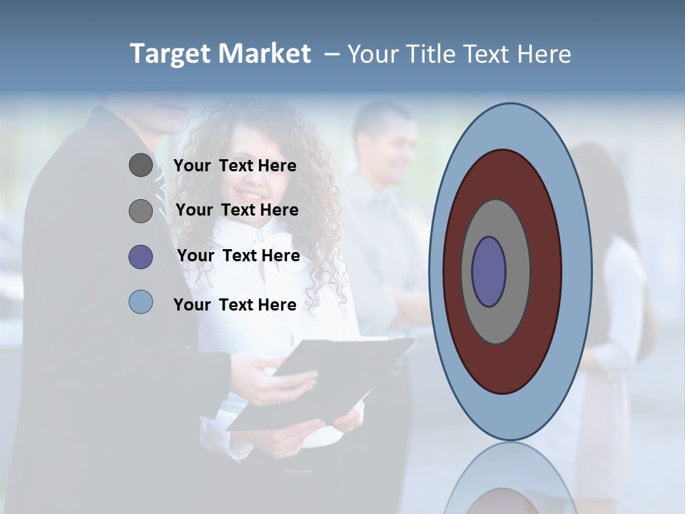 Job Smiling Women PowerPoint Template