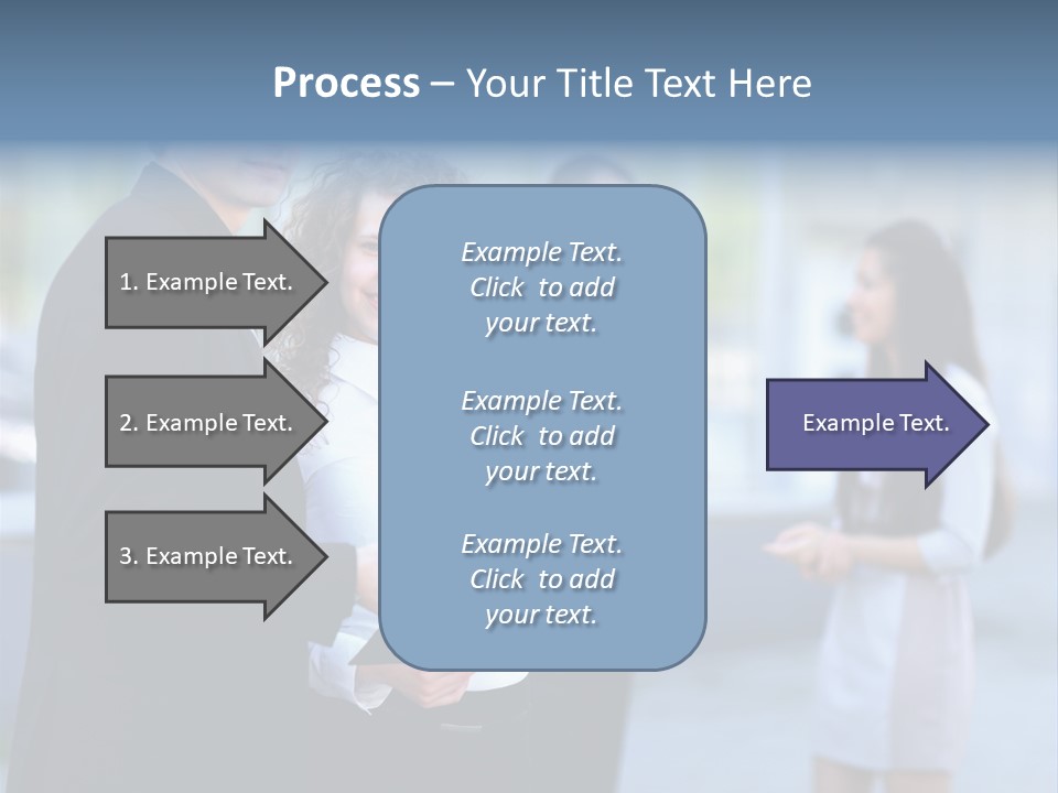 Job Smiling Women PowerPoint Template