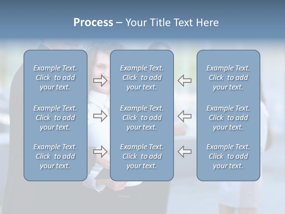 Job Smiling Women PowerPoint Template