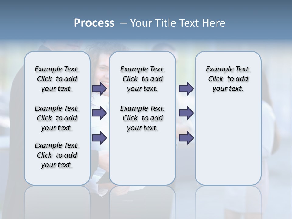 Job Smiling Women PowerPoint Template